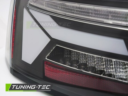 LED BAR TAIL LIGHTS BLACK SEQ fits AUDI A5 11-16