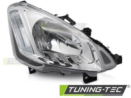 HEADLIGHT CHROME RIGHT SIDE TYC fits CITROEN BERLINGO 12-18