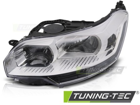 HEADLIGHT CHROME LEFT SIDE TYC fits CITROEN C5 08-10