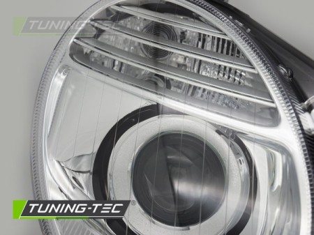 HEADLIGHTS CHROME RIGHT SIDE TYC fits MERCEDES W211 06-09