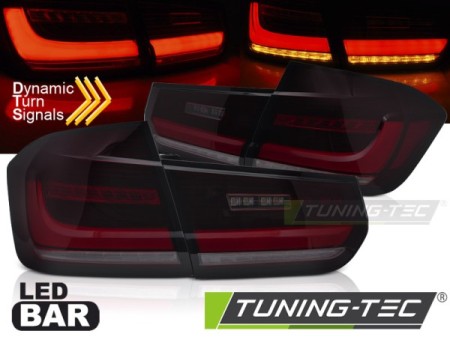 LED BAR SEQ TAIL LIGHTS RED SMOKE fits BMW F30 11-18