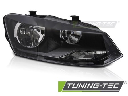 HEADLIGHT RIGHT SIDE BLACK H7 TYC fits VW POLO 6R 09-14