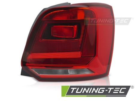 TAIL LIGHT RED WHITE RIGHT SIDE TYC fits POLO 6R HB 14-17