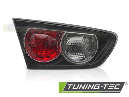 TAIL LIGHT BLACK LEFT SIDE TYC FLAP fits MITSUBISHI LANCER 4D 08-16