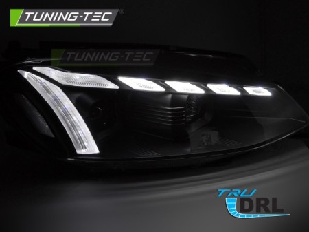 HEADLIGHTS LIGHT BLACK LED DRL SEQ fits VW GOLF 7 17-19