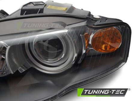 XENON HEADLIGHTS BLACK fits AUDI A4 B7 11.04-03.08