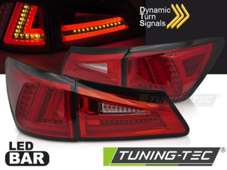 LED TAIL LIGHTS RED WHITE LED SQL fits LEXUS IS II 06-13