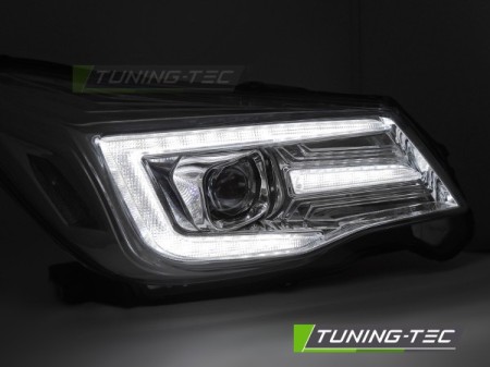 HEADLIGHTS TUBE LIGHT DRL CHROME fits SUBARU FORESTER IV 13-18