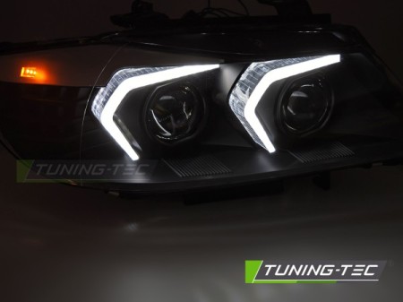 XENON HEADLIGHTS LED BLACK fits BMW E90/E91 LCI 09-11