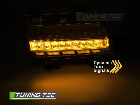 FRONT DIRECTION DRL SEQ CHROME fits JEEP WRANGLER JL 18-23