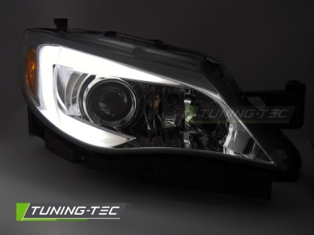 HEADLIGHTS TUBE LIGHT CHROME fits SUBARU WRX 14-17