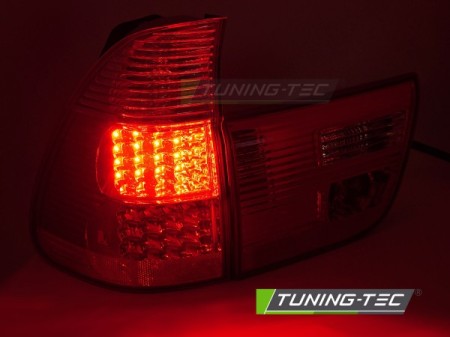 LED TAIL LIGHTS RED WHITE fits BMW X5 E53 09.99-10.03