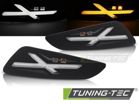 FRONT DIRECTION BLACK LED fits VESPA SPRINT / PRIMAVERA 150cc