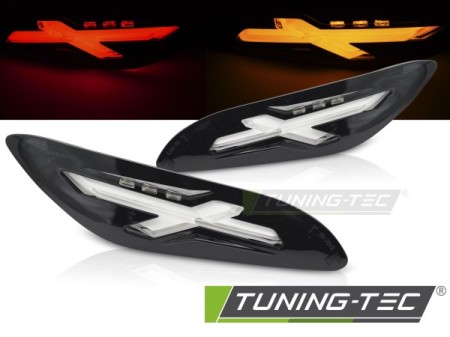 REAR DIRECTION GLOSSY BLACK LED fits VESPA SPRINT / PRIMAVERA 150cc