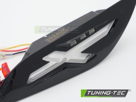 REAR DIRECTION GLOSSY BLACK LED fits VESPA SPRINT / PRIMAVERA 150cc