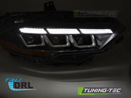 HEADLIGHTS  BLACK fits FORD MUSTANG 18-21