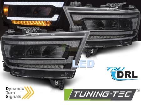 LED HEADLIGHTS DRL SEQ fits DODGE RAM 19-22