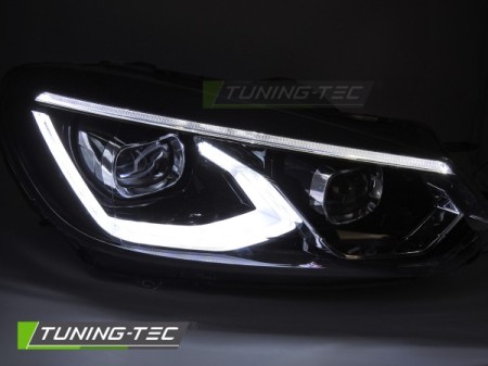 FULL LED HEADLIGHTS BLACK fits VW GOLF 6 08-13