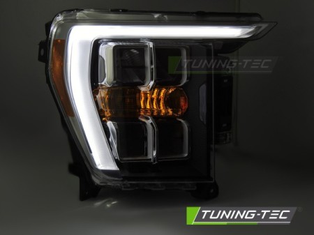 HEADLIGHTS BLACK DRL fits FORD F150 MK14 20-23