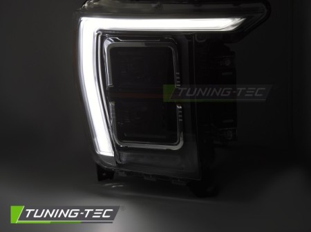 LED HEADLIGHTS BLACK DRL fits FORD F150 MK14 20-23