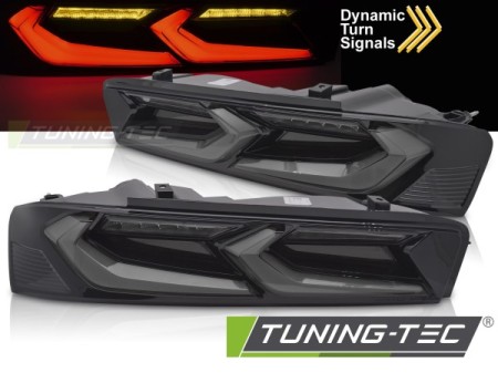 LED TAILIGHTS SMOKE BLACK fits CHEVROLET CAMARO 16-18