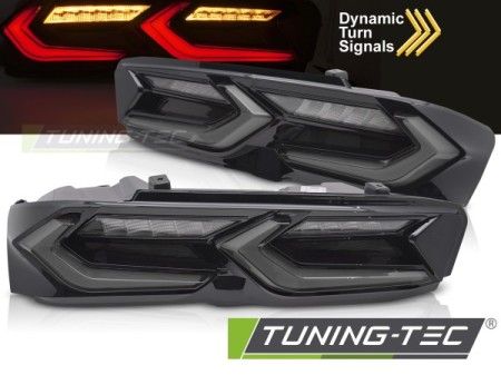 LED TAILIGHTS SMOKE BLACK fits CHEVROLET CAMARO 19-23