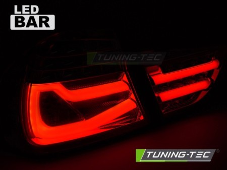 LED BAR TAIL LIGHTS BLACK SMOKE SEQ fits BMW E90 09-11