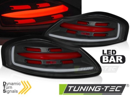 LED BAR TAIL LIGHTS BLACK-RED SEQ fits PORSCHE BOXSTER 986 96-04