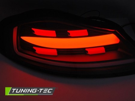 LED BAR TAIL LIGHTS BLACK-RED SEQ fits PORSCHE BOXSTER 986 96-04