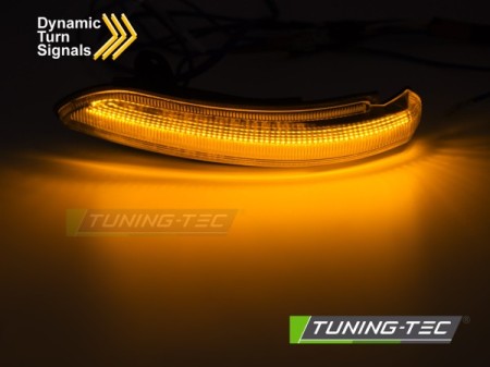 SIDE DIRECTION IN THE MIRROR WHITE LED SEQ fits  MERCEDES W211 C219 W221 C216