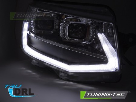 LED HEADLIGHTS TUBE LIGHT BLACK DRL SEQ fits VW T6 15-19
