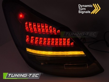 LED TAIL LIGHTS RED BLACK SEQ fits MERCEDES C-CLASS W205 14-21