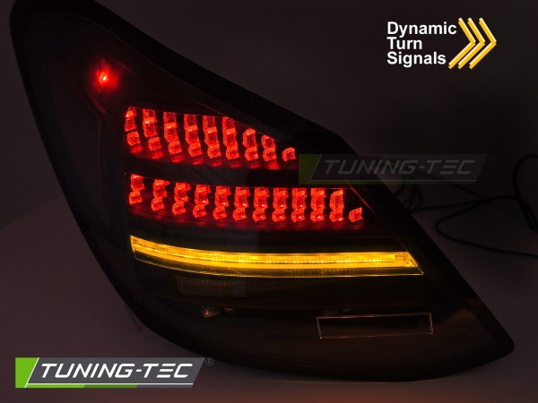 LED TAIL LIGHTS BLACK SEQ fits MERCEDES C-CLASS W205 14-21