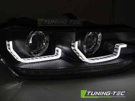 VW POLO VI 2G 17-21  SEQ LED DRL BLACK