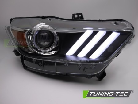 XENON HEADLIGHTS LED BLACK fits FORD MUSTANG 14-17