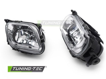 FOG LIGHTS CLEAR fits MERCEDES W210 95-99 / A208 99-03 / C208 97-02 / SLK R170 96-04
