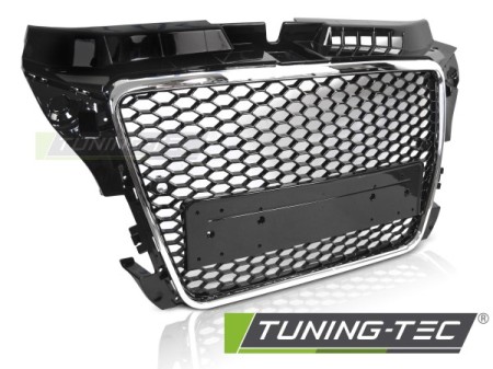 GRILLE SPORT BLACK CHROME PDC fits AUDI A3 8P 08-12