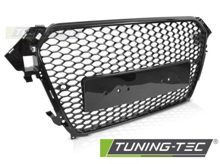 GRILLE SPORT GLOSSY BLACK PDC fits AUDI A4 B8 12-15