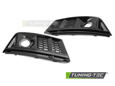 FOG LIGHT COVER GLOSSY BLACK fits  AUDI A4 B9 15-19