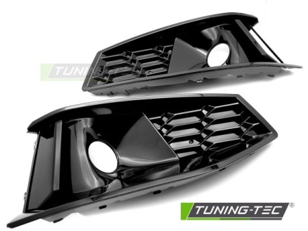 FOG LIGHT COVER GLOSSY BLACK fits  AUDI A4 B9 20-24