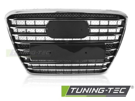 GRILLE SPORT BLACK CHROME PDC fits AUDI A8 D4 09-13