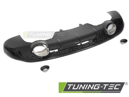 DIFFUSOR TWIN OUTLET PDC GLOSSY BLACK SPORT STYLE fits AUDI Q5 8R 12-16