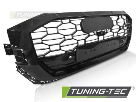 GRILLE SPORT STYLE GLOSSY BLACK PDC fits AUDI Q8 18-23