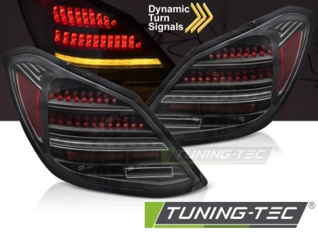 LED TAIL LIGHTS BLACK RED SEQ fits MERCEDES C-CLASS W205 14-21