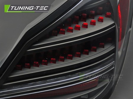 LED TAIL LIGHTS BLACK RED SEQ fits MERCEDES C-CLASS W205 14-21