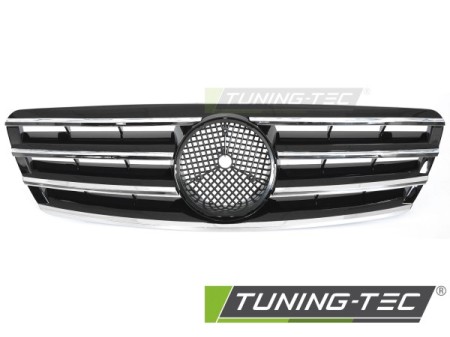 GRILLE SPORT BLACK CHROME fits MERCEDES W203 / S203 00-07