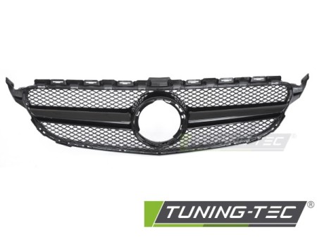 GRILLE GLOSSY BLACK fits MERCEDES W205 18-21 / S205 18-21 / C205 18-23 / A205 18-23