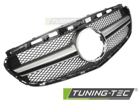 GRILLE BLACK SILVER fits MERCEDES W212 / S212 13-16