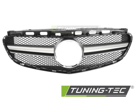 GRILLE BLACK SILVER fits MERCEDES W212 / S212 13-16