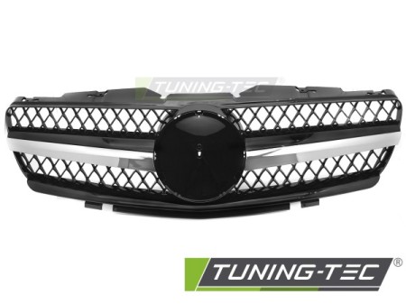 GRILLE SPORT BLACK CHROME fits MERCEDES SL R230 01-06